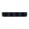 ASUS RS521A-E12-RS12U Socket SP5 Rack (2U) Must, Hõbedane