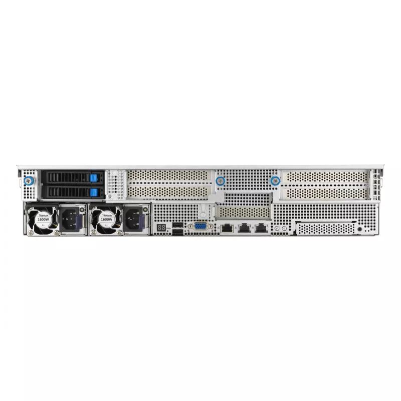 ASUS RS521A-E12-RS12U Socket SP5 Rack (2U) Must, Hõbedane