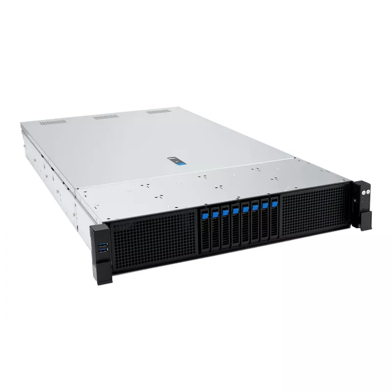 ASUS RS720A-E13-RS8G Socket SP5 Rack (2U) Must, Hõbedane