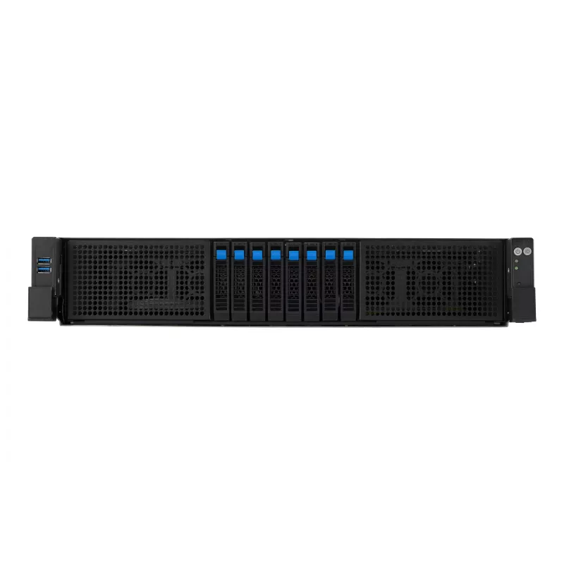 ASUS RS720A-E13-RS8G Socket SP5 Rack (2U) Must, Hõbedane