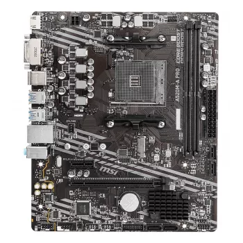 MSI A520M-A PRO emaplaat AMD A520 pesa AM4 micro ATX