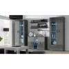 Seinale paigaldatav riiulikomplekt Cama Meble SOHO, 2 riiulit, 1250×200×200 mm, puitlaastplaat, hall matt