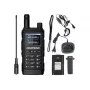 Käeshoitav kahesuunaline raadiosaatja Baofeng UV-17E — 5 W, 1800 mAh aku, VOX, taskulamp, FM-raadio, kuni 10 km ulatus, must (komplekt 2 tk)