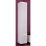 Seinale paigaldatav hoiumööbel cama meble VIGO 180 — 1800×400×300 mm, valge/valge läige