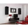Hoiustuskapp cama meble VIGO 90 — seinale kinnitatav, 900×350×320 mm, must/must läige