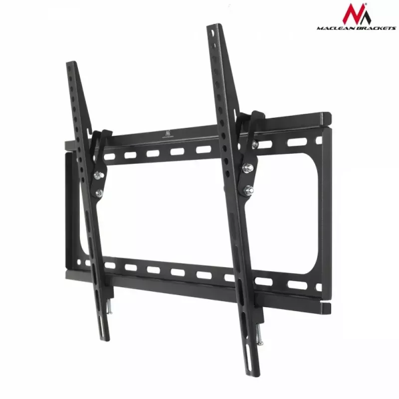 TV seinakinnitus MACLEAN MC-605, fikseeritud kallutatav kinnitus, VESA 75x75–600x400, kuni 55 kg, 32–80-tollistele ekraanidele