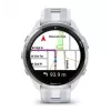 Nutikell GARMIN Forerunner 965 — 47 mm titaanist korpus, 1,4-tolline AMOLED, 32 GB, 23-päevane aku, GPS/GLONASS/Galileo, valge silikoonist rihm