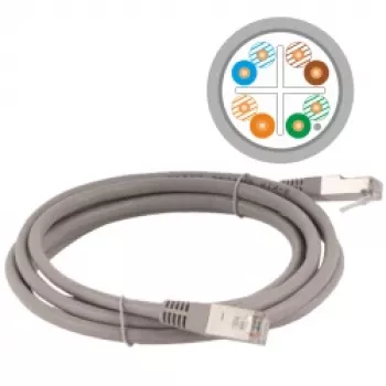 ALANTEC CAT6 F/UTP lapikaabel - 5 m - hall