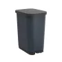 Pedaaliga prügikast Rotho Ribo 35 l — plastmassist sammuga prügikast eemaldatava sisemise ämbriga, sinine, 35L, 285×400×513 mm