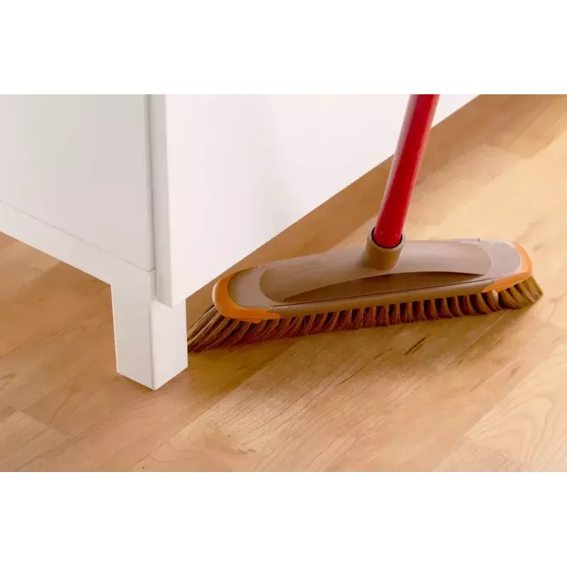 Sisepühkimishari VILEDA mudel 136082 pehmete/kõvade plastikharjaste ja varrega, pronks