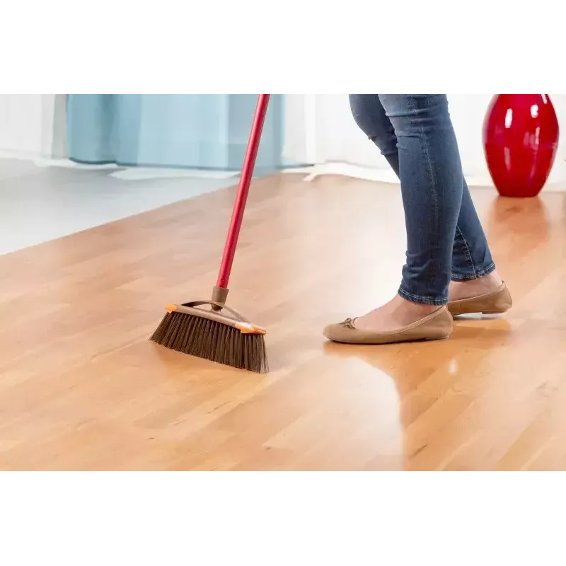 Sisepühkimishari VILEDA mudel 136082 pehmete/kõvade plastikharjaste ja varrega, pronks