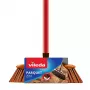 Sisepühkimishari VILEDA mudel 136082 pehmete/kõvade plastikharjaste ja varrega, pronks