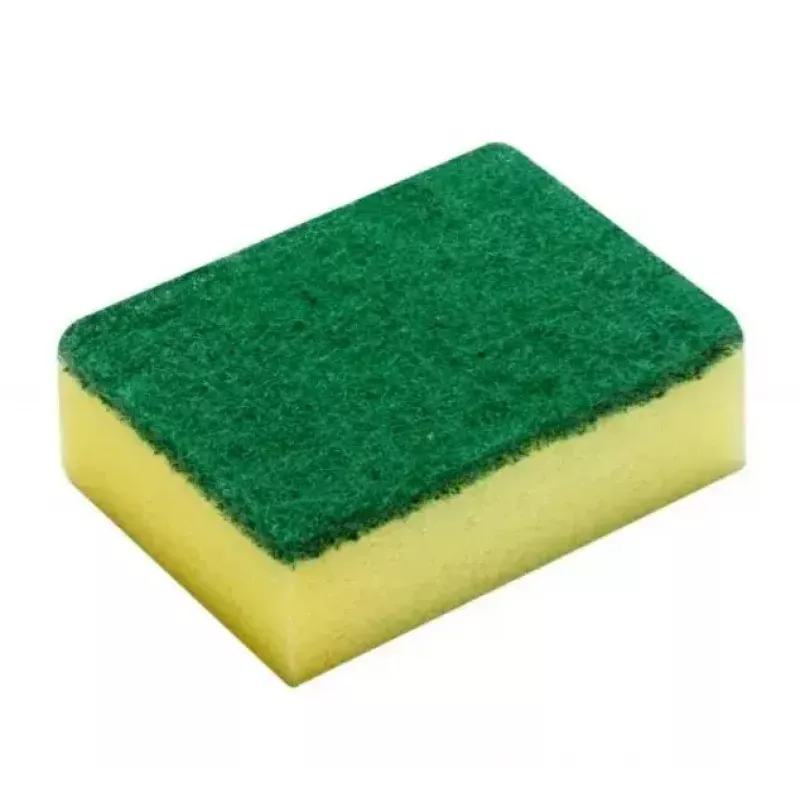 Käsnnuustik VILEDA Tip-Top pakendis 5 tk, ristkülikukujulised kiudpadjad 70×90×30 mm, kollane