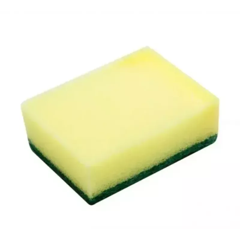 Käsnnuustik VILEDA Tip-Top pakendis 5 tk, ristkülikukujulised kiudpadjad 70×90×30 mm, kollane