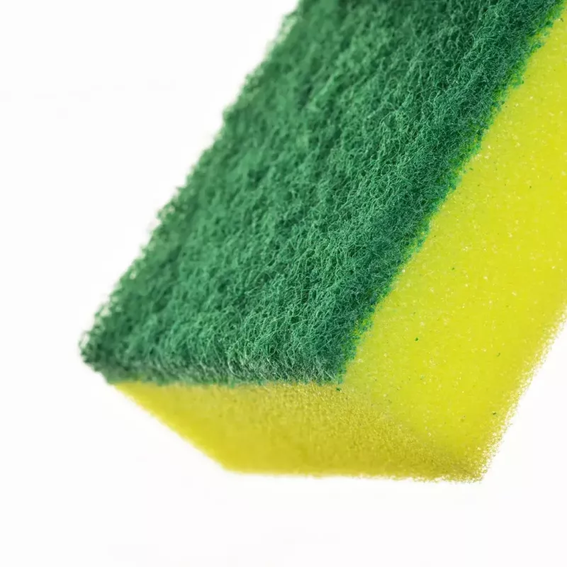 Käsnnuustik VILEDA Tip-Top pakendis 5 tk, ristkülikukujulised kiudpadjad 70×90×30 mm, kollane