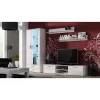 TV-alus cama meble SOHO 180 — 1800×430×370 mm, valge pealispind (puitlaastplaat), valge raam