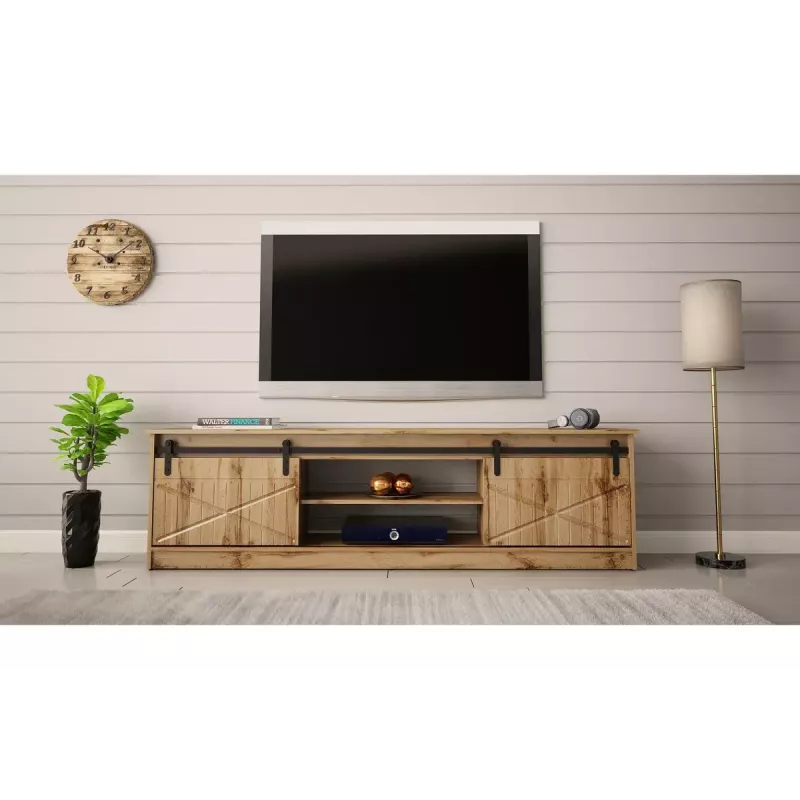 TV-kapp Cama Meble GRANERO RTV, Wotan tammeviimistlus, 2000×350×567 mm