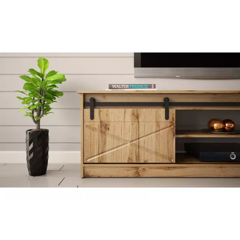 TV-kapp Cama Meble GRANERO RTV, Wotan tammeviimistlus, 2000×350×567 mm