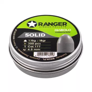 Diabolo õhupüssi kuulid RANGER PRORO 4,5 mm (0.177) 1.15 g — 350 tk alumiiniumkonteineris