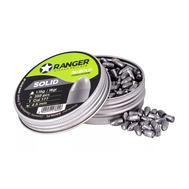 Diabolo õhupüssi kuulid RANGER PRORO 4,5 mm (0.177) 1.15 g — 350 tk alumiiniumkonteineris