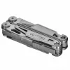 Multitool AZYMUT H2038 täissuuruses multiriist — 14 tööriista, 16,2 cm avatuna, 10,1 cm kokkuvoldituna, 264 g, 420/7CR13 teras, nahast kott