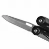 Multitool AZYMUT Turon 10-tööriistaga karabiin H-P224108 — roostevaba teras 420, 10 funktsiooni, kokkupandult 11 cm, kaal 224 g, nahast tupp