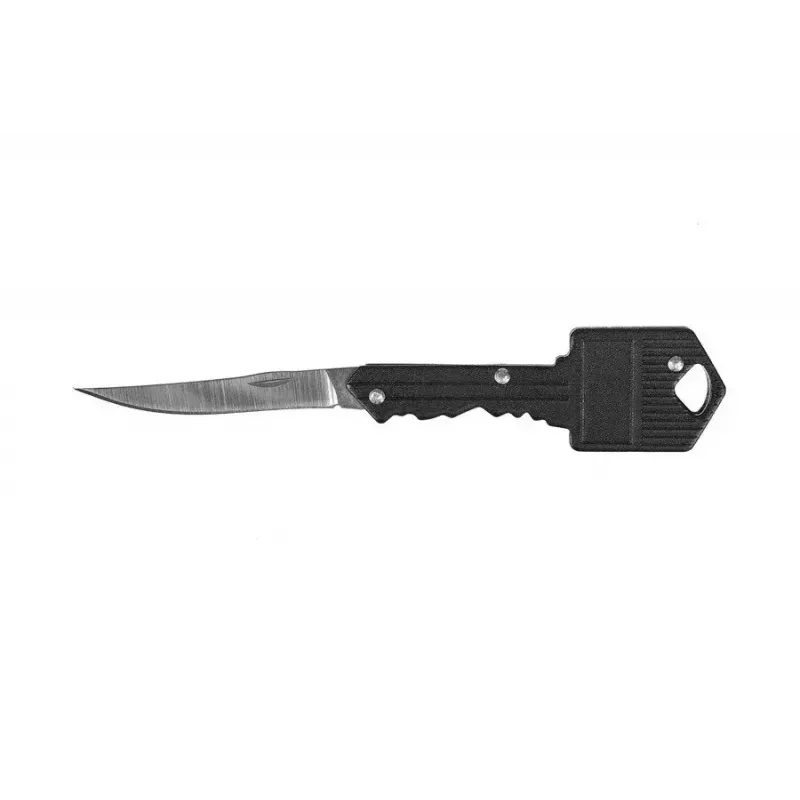 Taskuvolditav nuga GUARD YC-006-BL — kompaktne must, roostevabast terasest tera 50 mm, volditult 70 mm, kaal 80 g