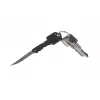 Taskuvolditav nuga GUARD YC-006-BL — kompaktne must, roostevabast terasest tera 50 mm, volditult 70 mm, kaal 80 g