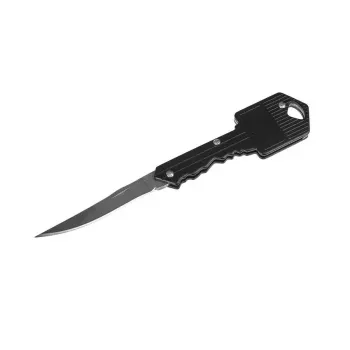 Taskuvolditav nuga GUARD YC-006-BL — kompaktne must, roostevabast terasest tera 50 mm, volditult 70 mm, kaal 80 g