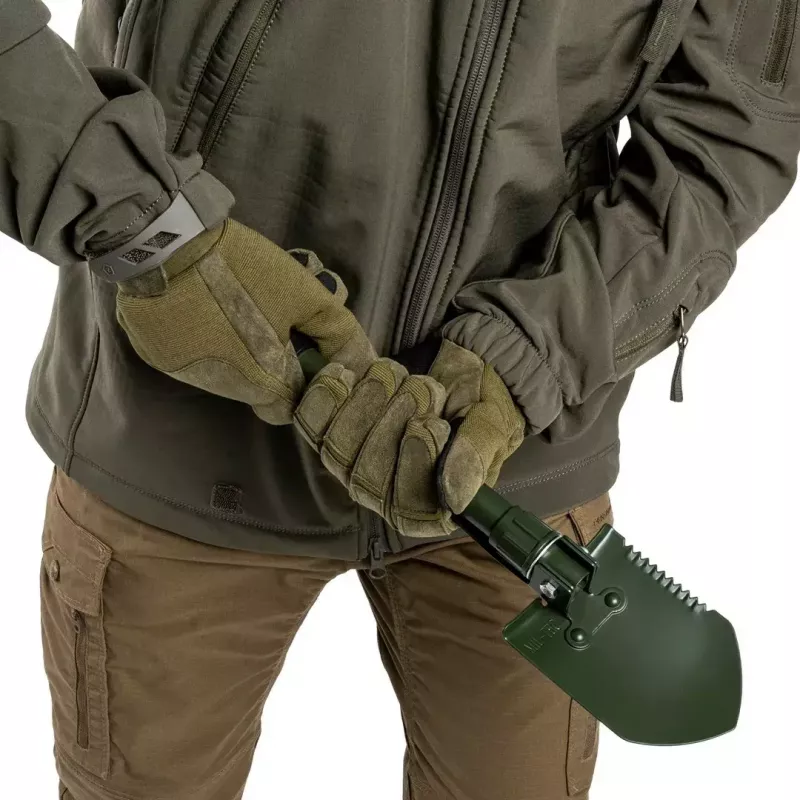 Kokkupandav Labidas Mil-Tec Mini II — kompaktne kaevamistööriist, 405 mm pikkus, 100 mm tera, 560 g, kokkupandav (15,5 x 10 x 6,5 cm)