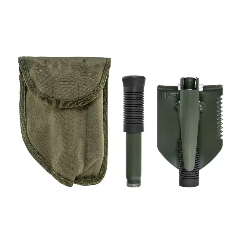Kokkupandav Labidas Mil-Tec Mini II — kompaktne kaevamistööriist, 405 mm pikkus, 100 mm tera, 560 g, kokkupandav (15,5 x 10 x 6,5 cm)