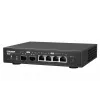 QNAP QSW-2104-2S võrgulüliti, haldamata 2.5G Ethernet, must