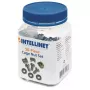 Puurmutrite komplekt INTELLINET 711081 — plastkorpus, hõbedane, kinnituskomplekt, 10 g