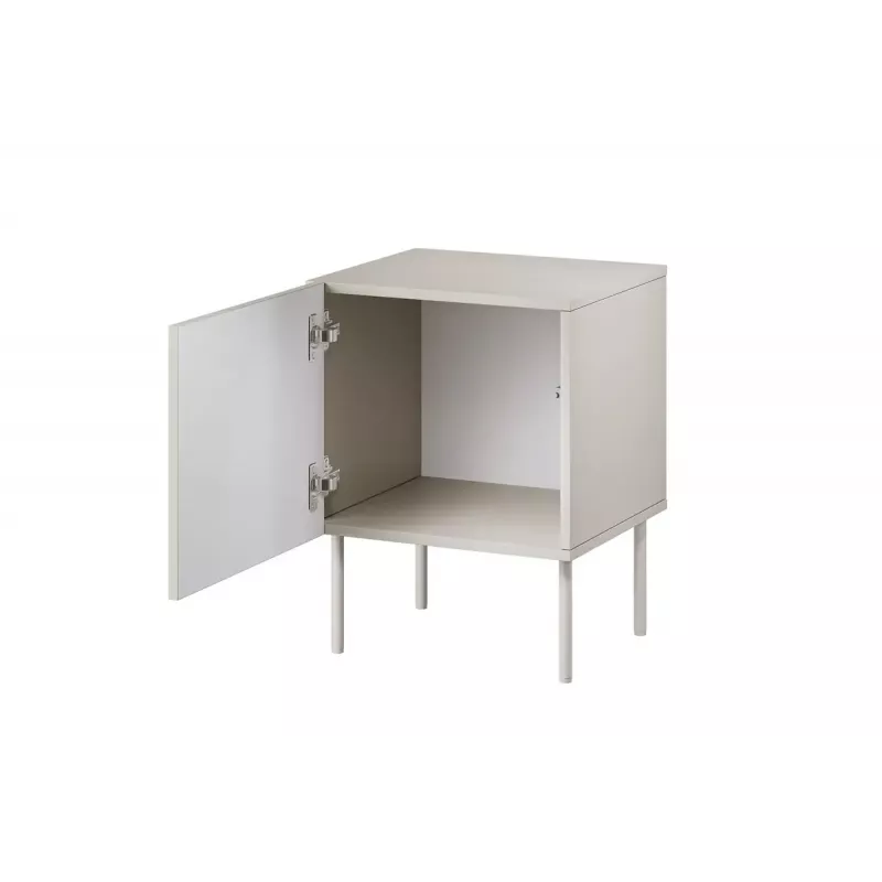 Öökapp Cama meble SIENA 44,5×40×59 cm, cashmere matt, MDF ja puitlaastplaat, komplektis 2 tk