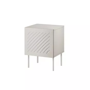 Öökapp Cama meble SIENA 44,5×40×59 cm, cashmere matt, MDF ja puitlaastplaat, komplektis 2 tk