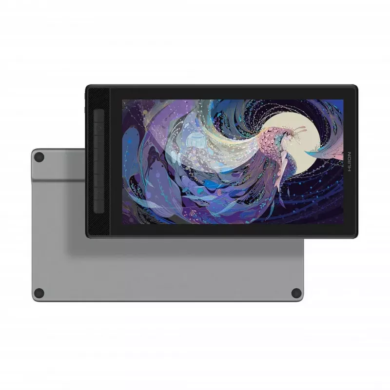 Graafikatahvel HUION Kamvas Pro 16 GT1602 15,8-tolline 2.5K IPS-ekraan, 8192 survetaset, 8 programmeeritavat klahvi, USB-C/HDMI