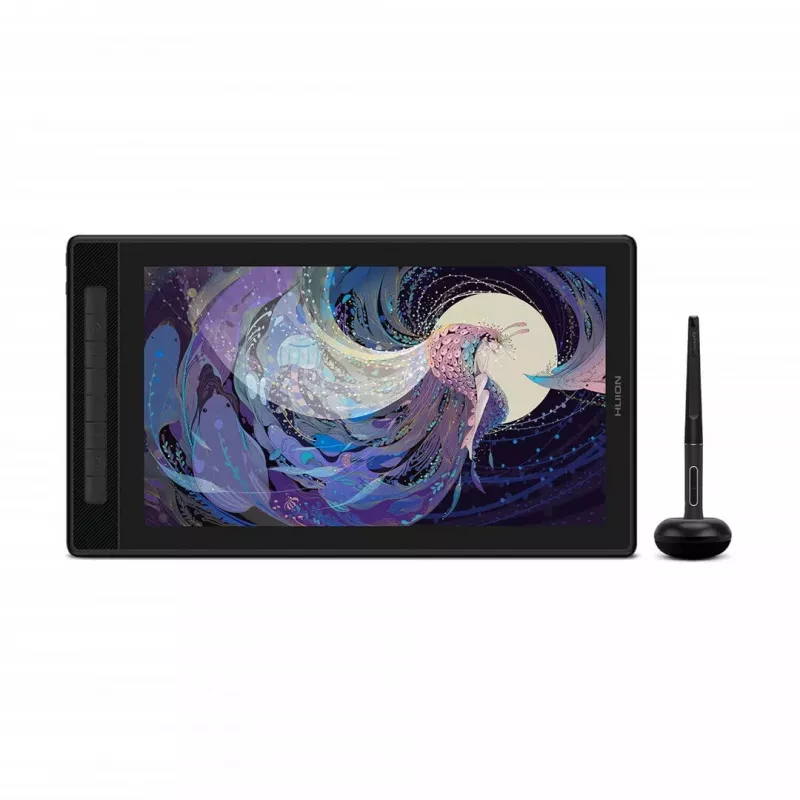 Graafikatahvel HUION Kamvas Pro 16 GT1602 15,8-tolline 2.5K IPS-ekraan, 8192 survetaset, 8 programmeeritavat klahvi, USB-C/HDMI