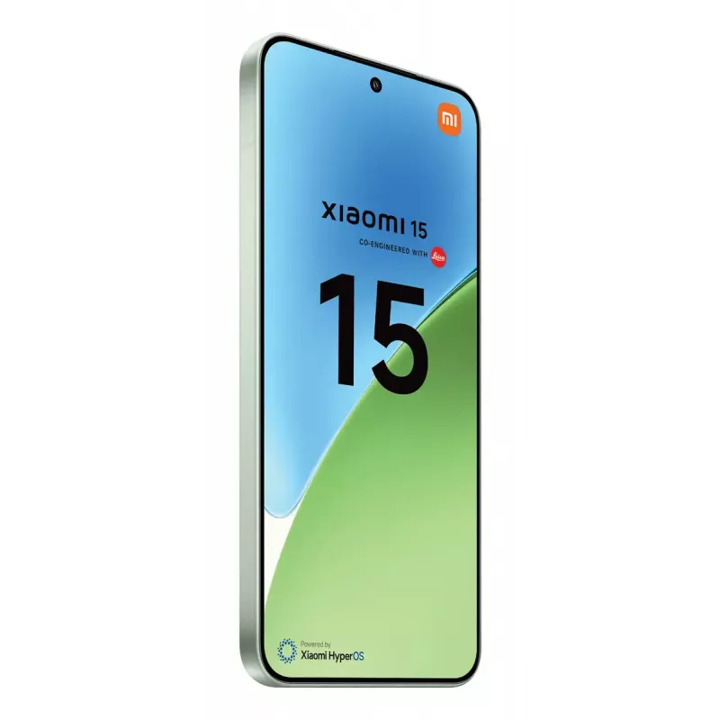 Nutitelefon Xiaomi 15 — Snapdragon 8 Elite, 12 GB muutmälu, 512 GB, 6,36 tolli AMOLED, 5240 mAh, Dual SIM, IP68, roheline