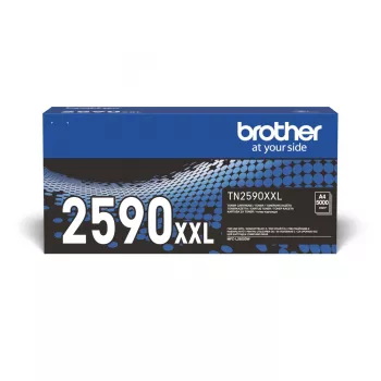 Toonerikassett Brother TN-2590XXL originaal Must, 1 pakend, u 5000 lehekülge