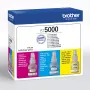 Tindikasseti komplekt Brother BT-5000C ühilduv, 3-värviline komplekt (tsüaan, magenta, kollane), 3 tk, 48,8 ml, 5000 lehekülge
