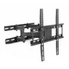 Seinale kinnitatav telerihoidik ART RAMT AR-35 50,8–165,1 cm (20 tolli–65 tolli) ekraanidele, 200x200–400x400 VESA, 35 kg, kallutatav ja pööratav, 7–37 cm sügavus, must