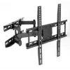 Seinale kinnitatav telerihoidik ART RAMT AR-35 50,8–165,1 cm (20 tolli–65 tolli) ekraanidele, 200x200–400x400 VESA, 35 kg, kallutatav ja pööratav, 7–37 cm sügavus, must
