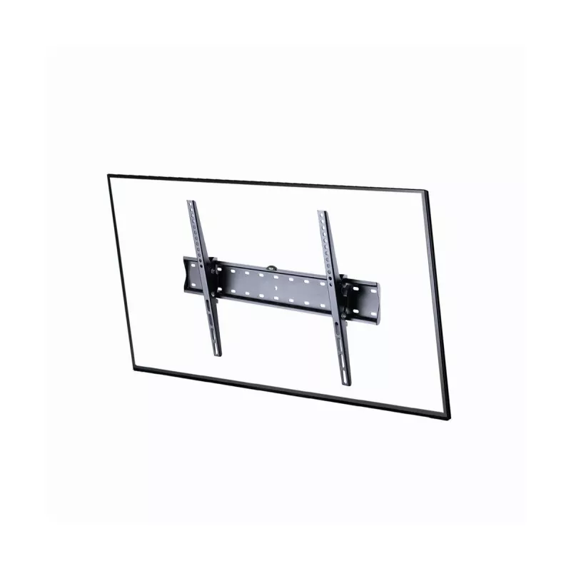 Gembird WM-70T-02 teleri seinakinnitus 37–70 tolli, max 40 kg, VESA 200×200–600×400, kalle ±12°, kaugus seinast 5,3 cm, teras, must