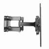 Seinale kinnitatav TV-kinnitus GEMBIRD WM-70ST-01 ekraanidele 37 tolli kuni 70 tolli, kalle 0° kuni -20°, pööre ±60°, VESA 200×200–600×400, max 35 kg, must