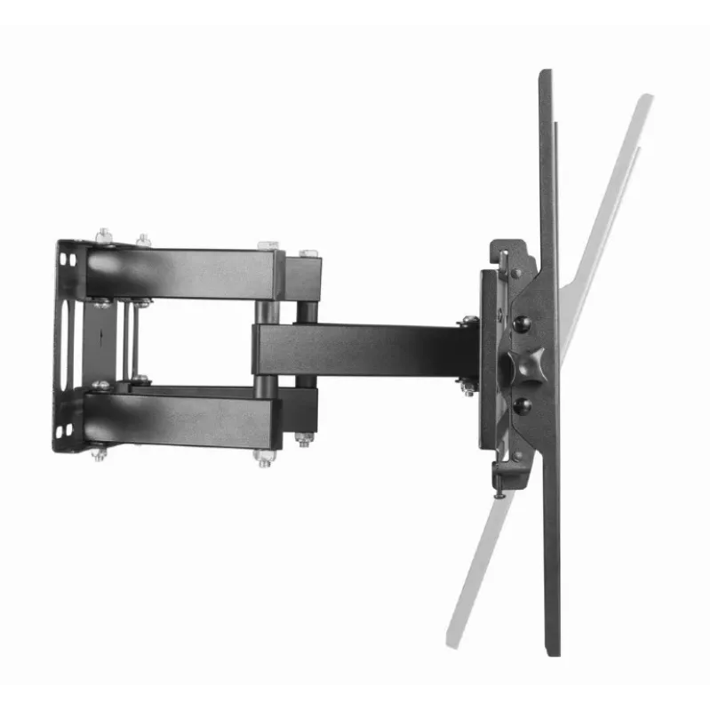 Seinale kinnitatav TV-kinnitus GEMBIRD WM-70ST-01 ekraanidele 37 tolli kuni 70 tolli, kalle 0° kuni -20°, pööre ±60°, VESA 200×200–600×400, max 35 kg, must