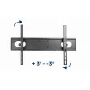 Seinale kinnitatav TV-kinnitus GEMBIRD WM-70ST-01 ekraanidele 37 tolli kuni 70 tolli, kalle 0° kuni -20°, pööre ±60°, VESA 200×200–600×400, max 35 kg, must