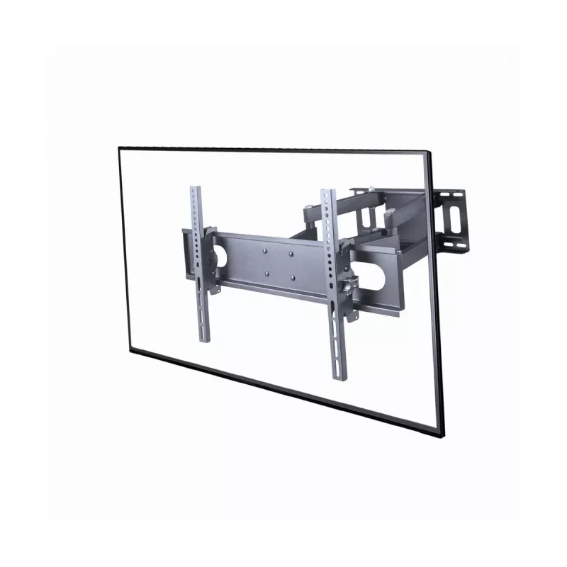 Seinale kinnitatav TV-kinnitus GEMBIRD WM-70ST-01 ekraanidele 37 tolli kuni 70 tolli, kalle 0° kuni -20°, pööre ±60°, VESA 200×200–600×400, max 35 kg, must