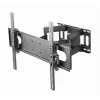Seinale kinnitatav TV-kinnitus GEMBIRD WM-70ST-01 ekraanidele 37 tolli kuni 70 tolli, kalle 0° kuni -20°, pööre ±60°, VESA 200×200–600×400, max 35 kg, must