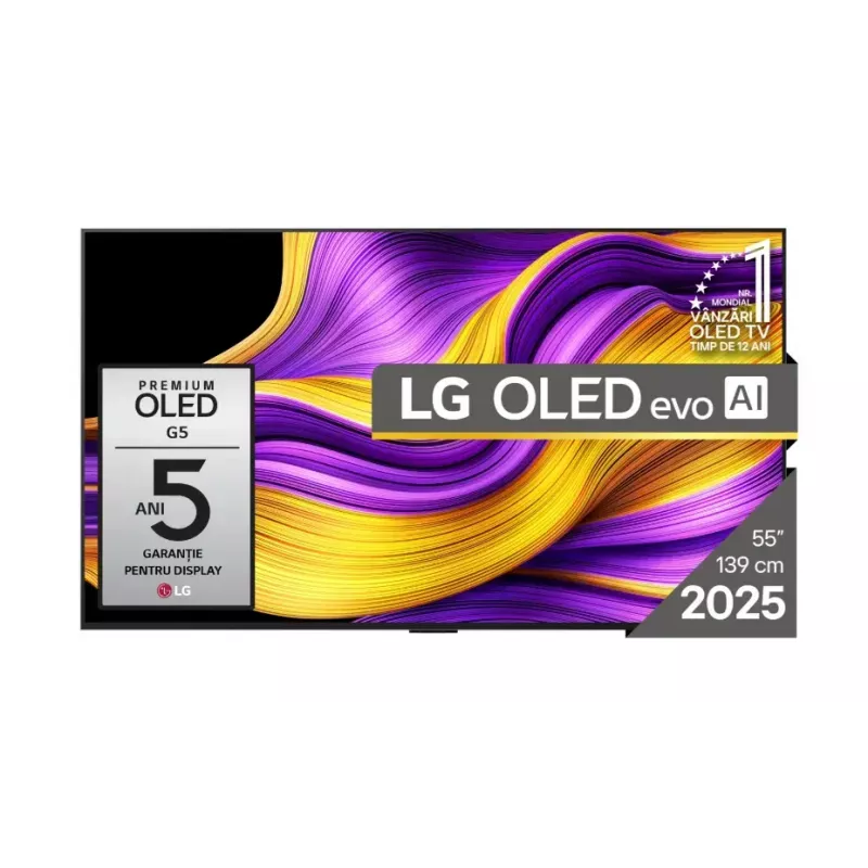 LG OLED evo AI OLED55G51LW teler 139,7 cm (55 tolli) 4K Ultra HD Smart TV Wi-Fi must
