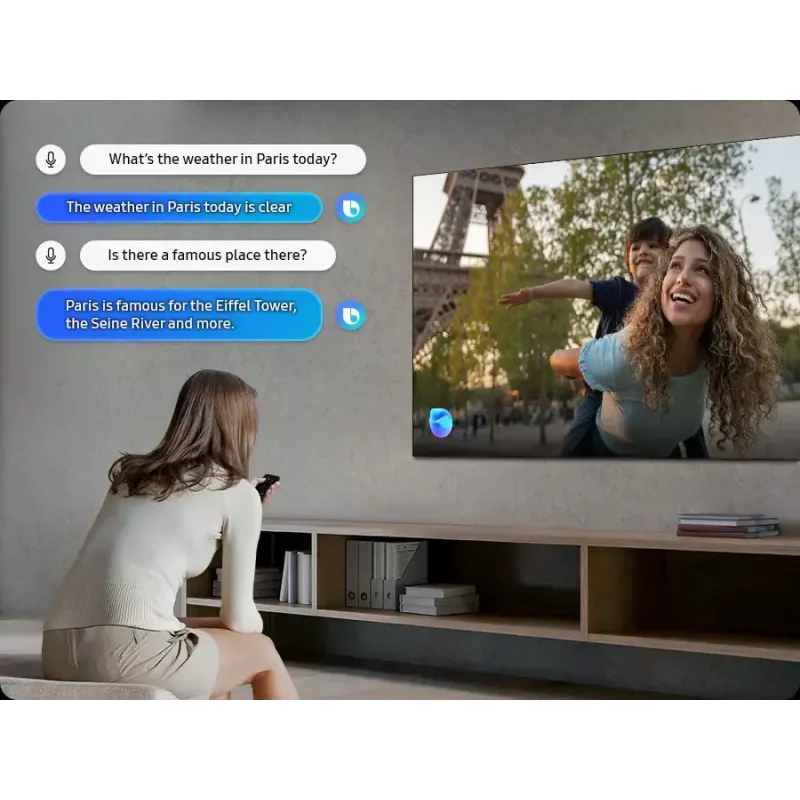 TV Samsung 75 tolli Neo QLED QN85F 4K UHD, Neo QLED, 3840×2160, Tizen, Wi‑Fi, HDMI×4, 75 tolli (189 cm), Hõbedane